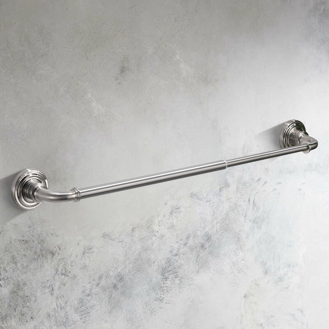 5-Piece Brushed Nickel Bathroom Hardware Set in Stainless Steel Grey Metal - Diamond Home USA