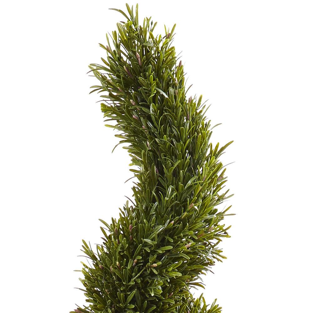 Nearly Natural 6ft. Rosemary Spiral Tree (Indoor/Outdoor) - Diamond Home USA