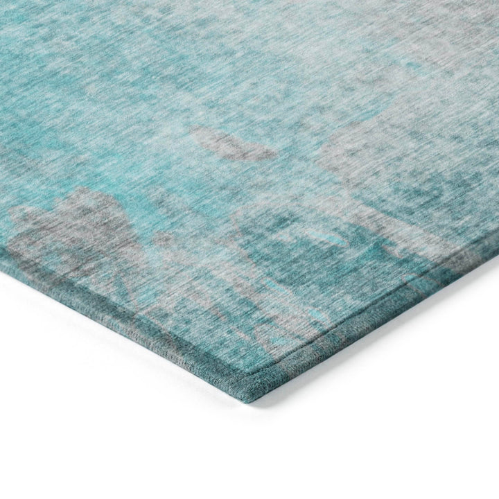 Addison Rugs Chantille ACN562 Teal 10' x 14 Indoor Outdoor Area Rug Stain - Diamond Home USA