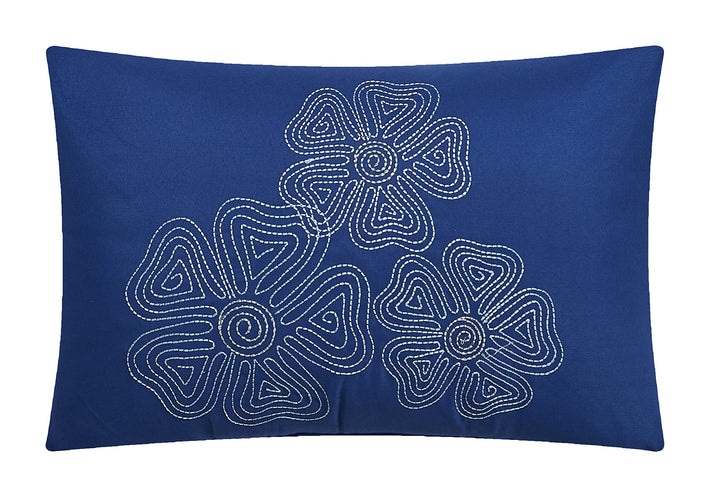 Grand Avenue Eliza 7 Piece Comforter Set Blue/Purple Bed Size California