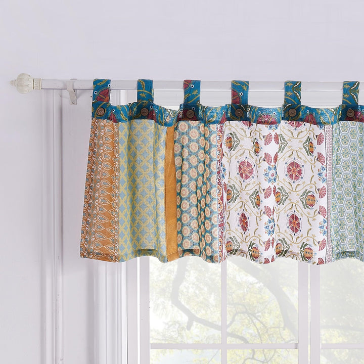 Barefoot Bungalow Thalia Window Valance Multi Color - Diamond Home USA