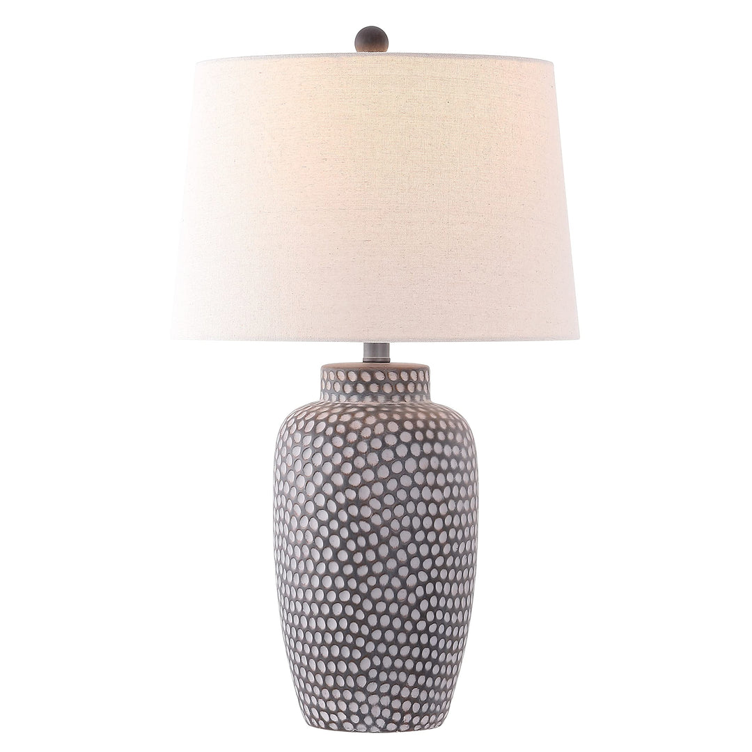Lighting 26" Table Lamp 15" W X D H Brown White Bohemian Eclectic Bulbs Included - Diamond Home USA