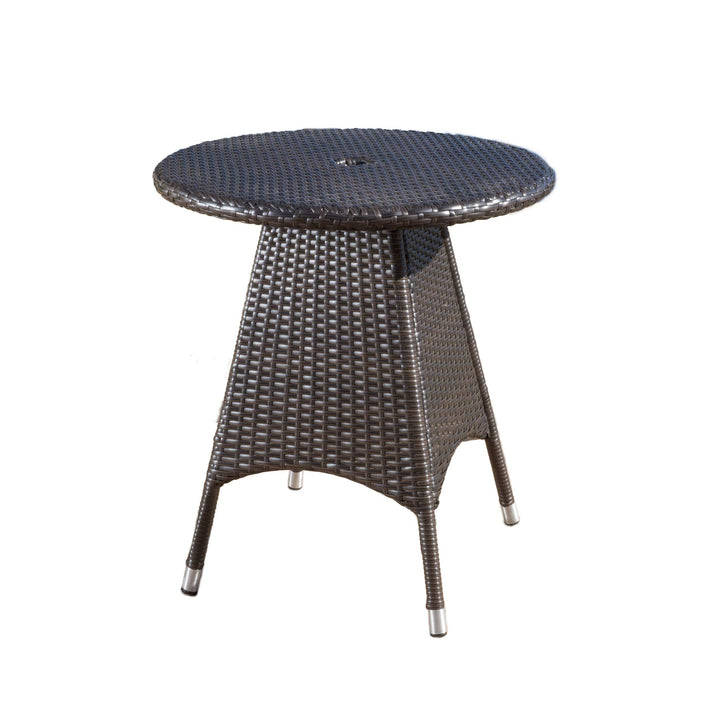 Christopher Knight Home Corsica PE Round Bistro Table Multibrown