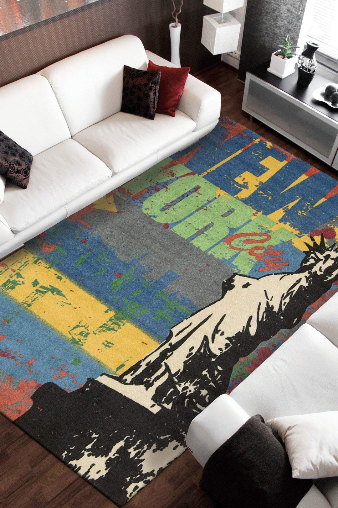 Nourison Alter State Multicolor Rectangle Area Rug