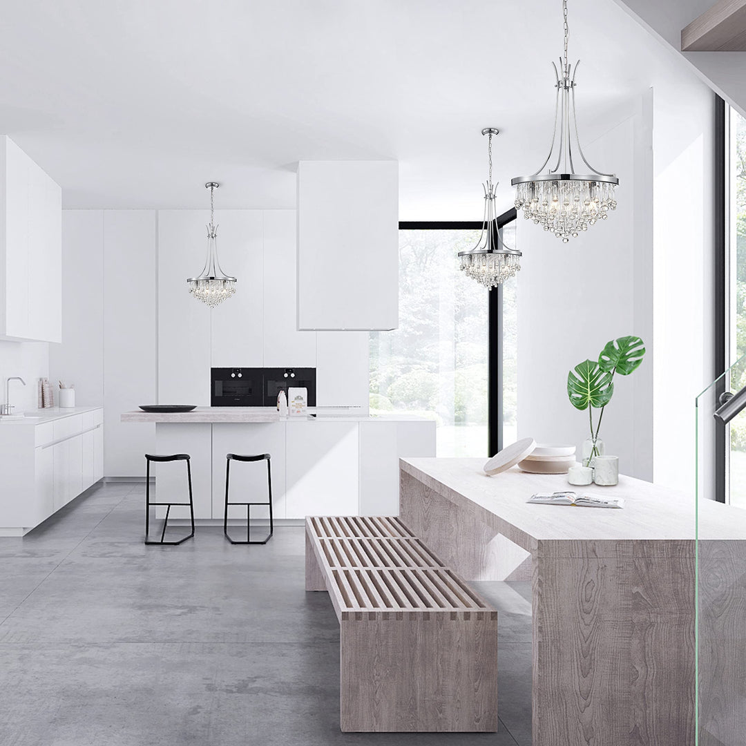 First Lighting Adorea 5-Light Crystal Chandelier - Diamond Home USA