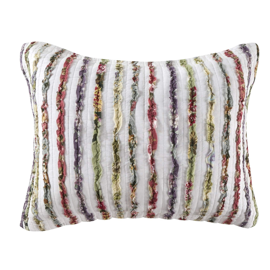 Greenland Home Bella Ruffled Quilt Set 4-Piece Twin/Twin XL - Diamond Home USA