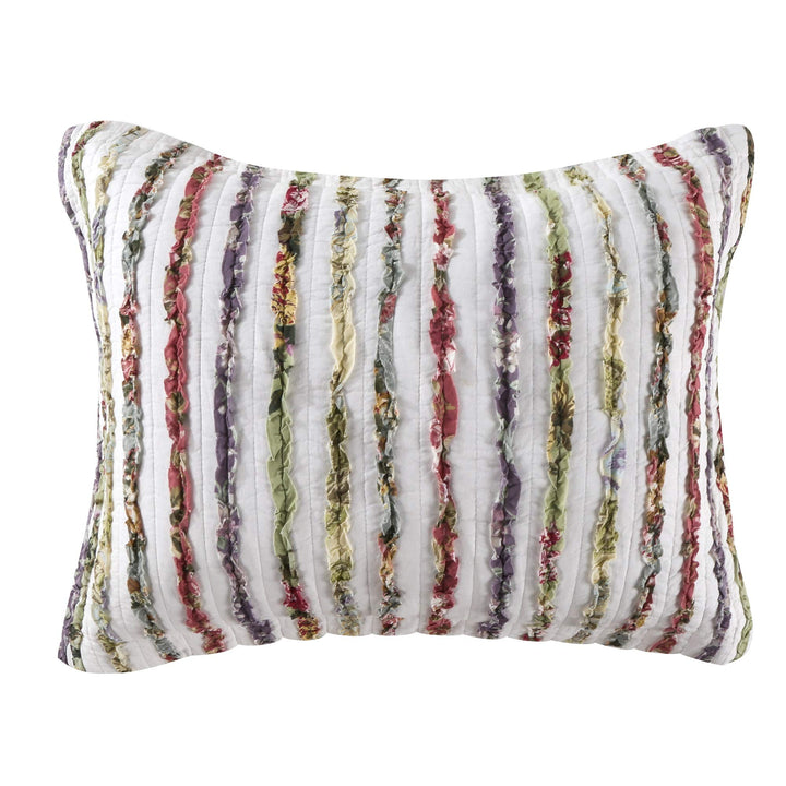 Greenland Home Bella Ruffled Quilt Set 4-Piece Twin/Twin XL - Diamond Home USA