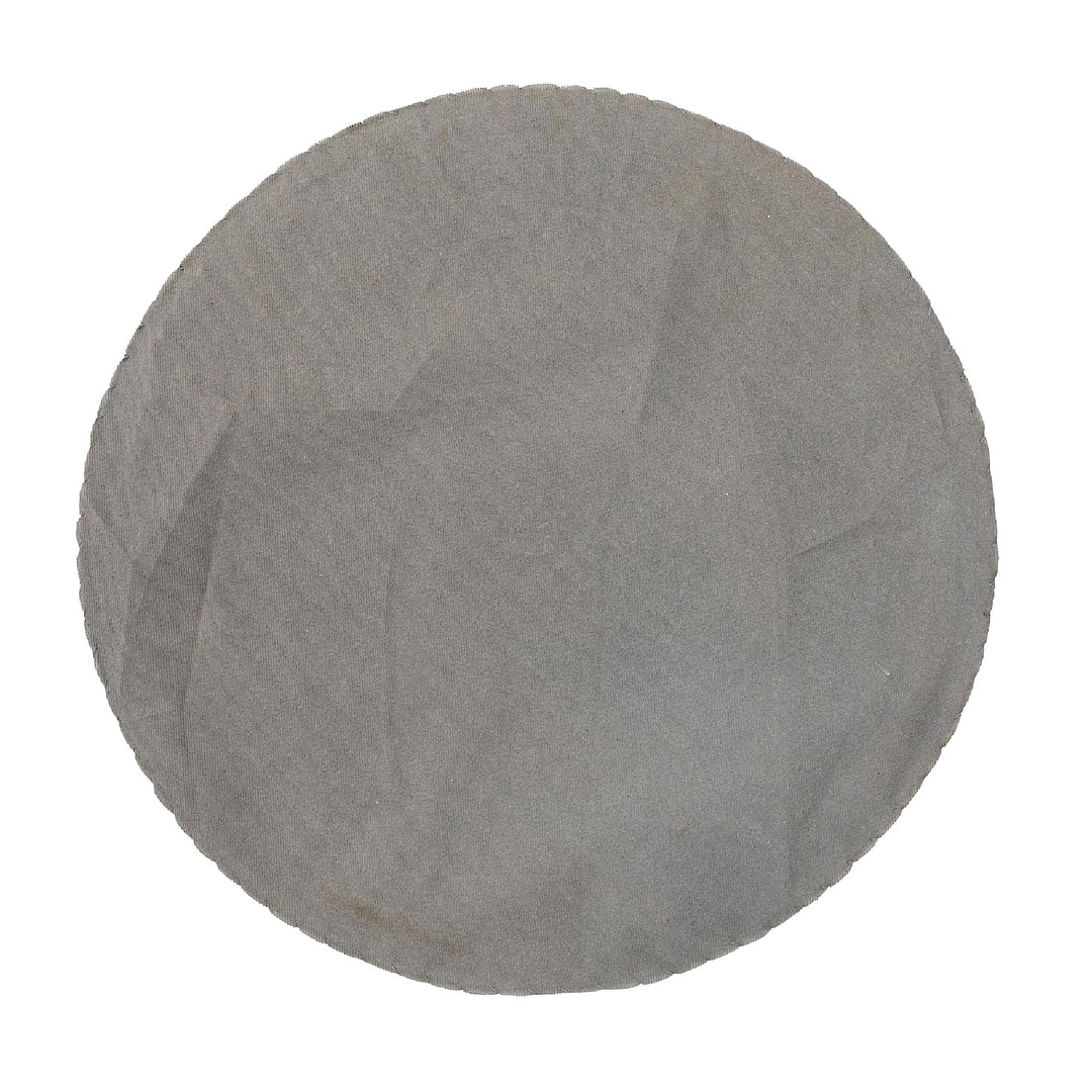 Christmas Beaded Round Placemat White Set of 4 Synthetic Fiber - Diamond Home USA