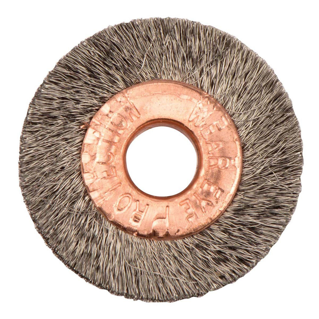 Crimped Wire Wheel Wire Brush Arbor 1"