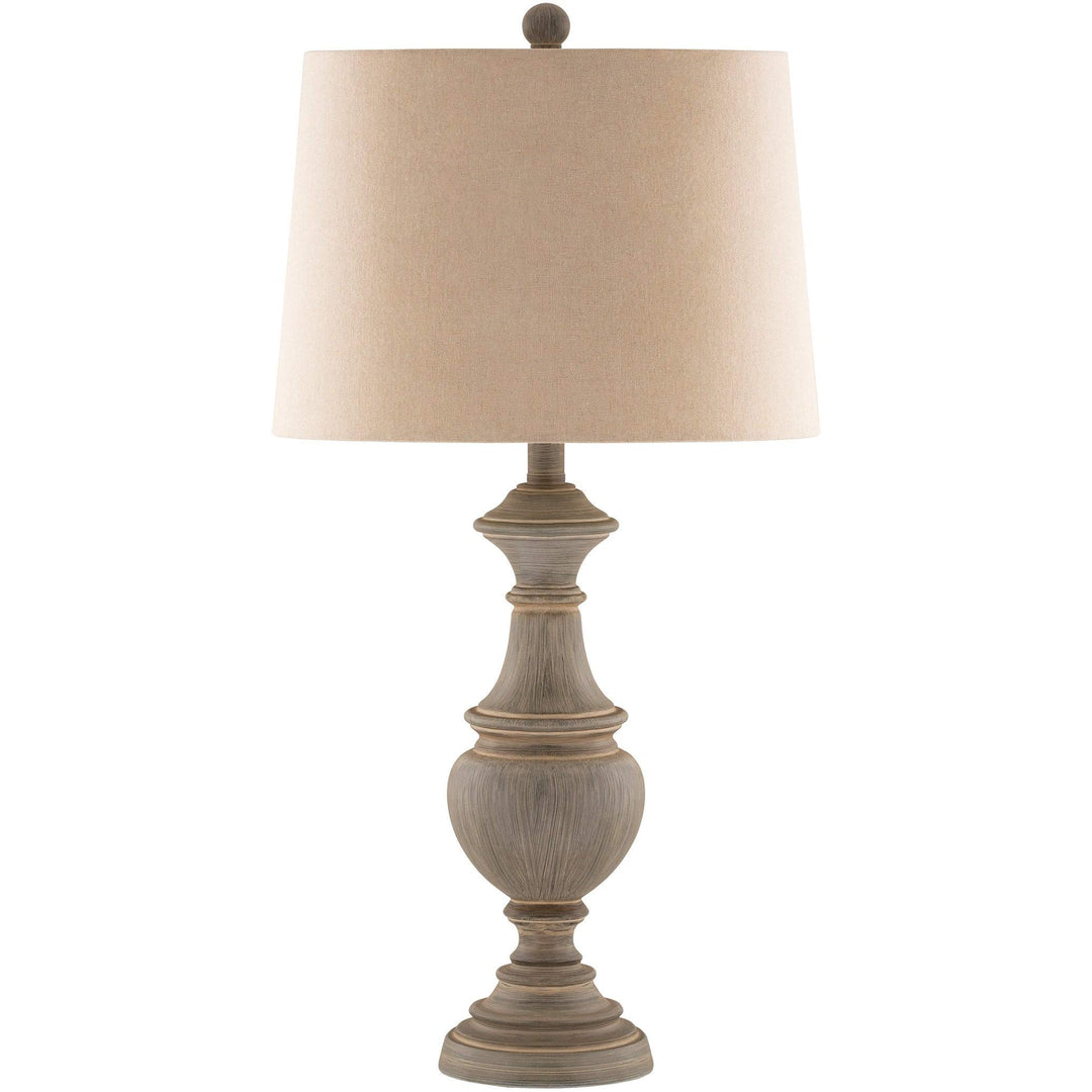 Classic Grey 28-inch Table Lamp - 28" h X 14" w 14" d Nickel Bulbs Included - Diamond Home USA