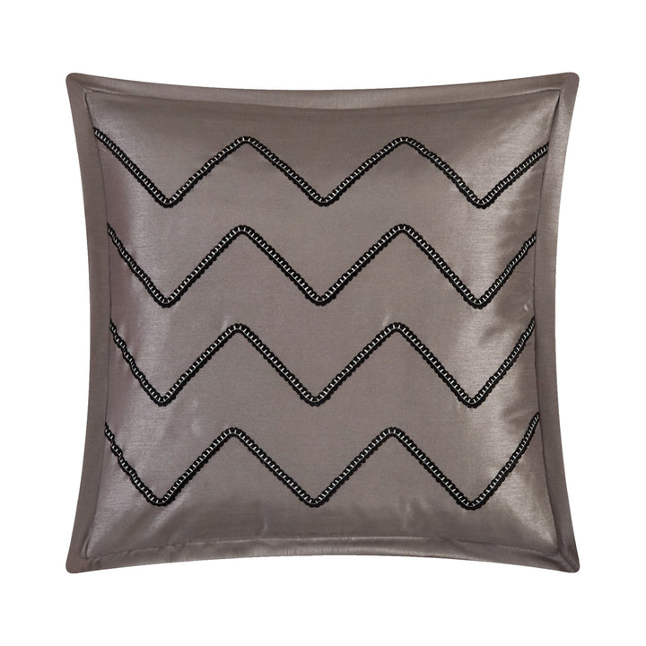 Nanshing Lincoln Collection Bedroom Comforter Set Complete 7 Piece Set Red California King - Diamond Home USA