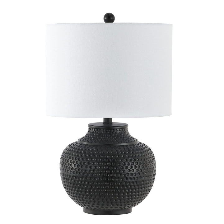 Lighting 21.5" Table Lamp 13" W X D 22" H Black Modern Contemporary Bulbs - Diamond Home USA