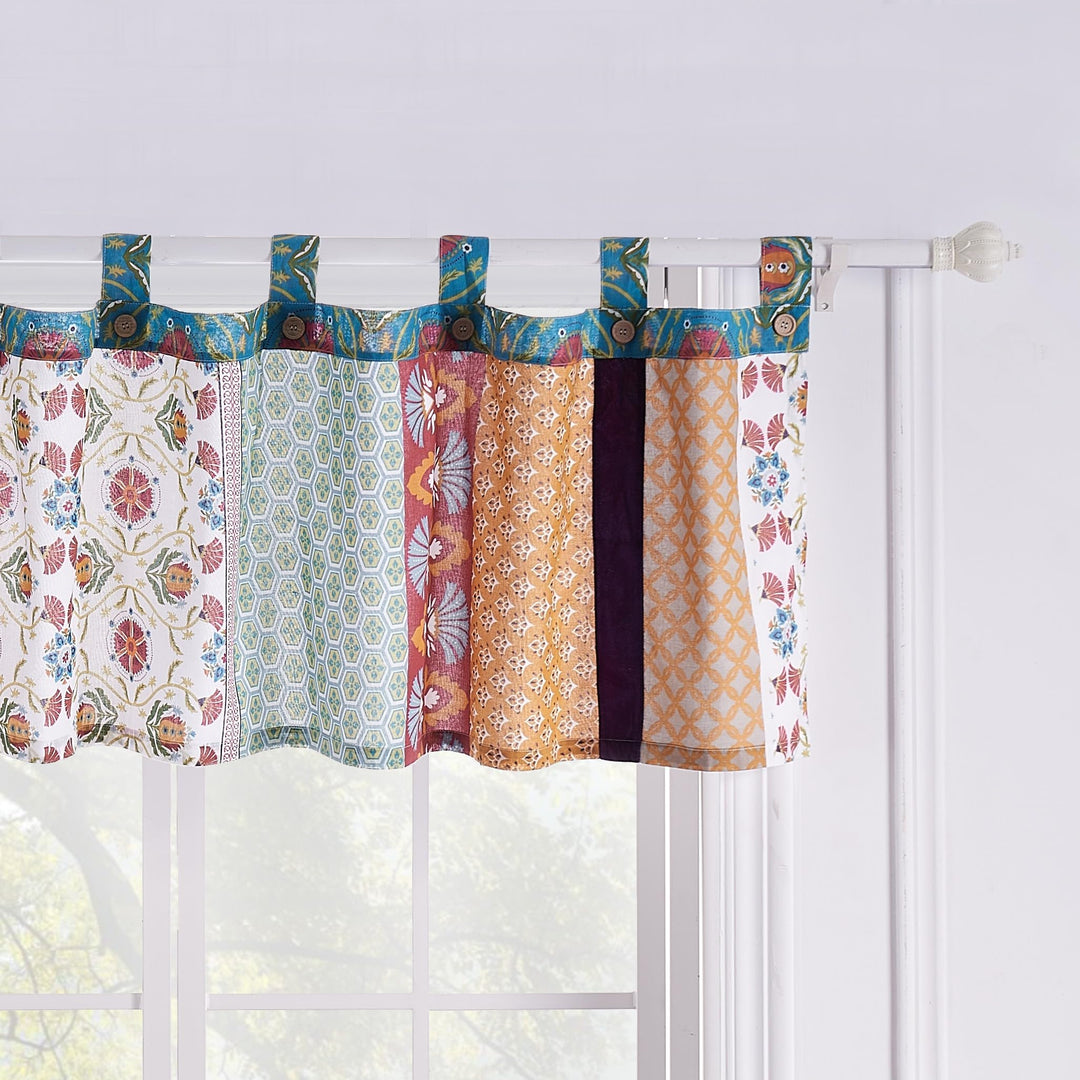 Barefoot Bungalow Thalia Window Valance Multi Color - Diamond Home USA