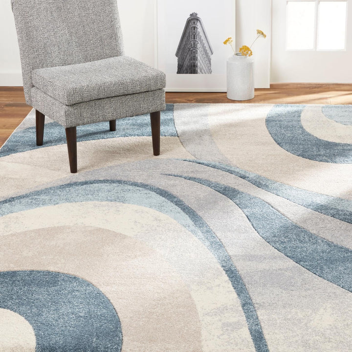 Home Dynamix Tribeca Slade Modern Area Rug Abstract Brown/Gray