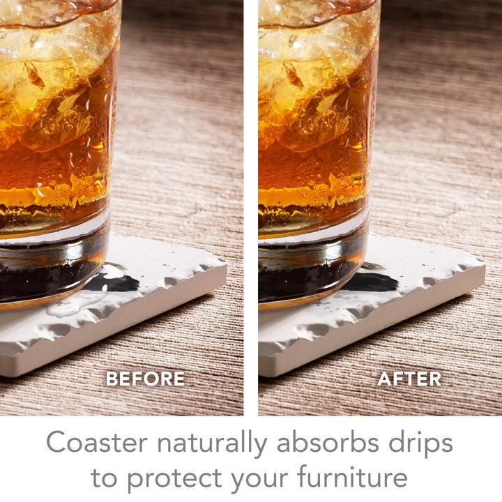 Coaster Fancy Farm Set of 4 4.01x4.22 Stoneware - Diamond Home USA