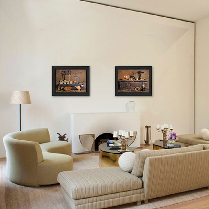 "Rustic" Collection By Billy Jacobs Printed Wall Art Ready To Hang Framed Poster - Diamond Home USA