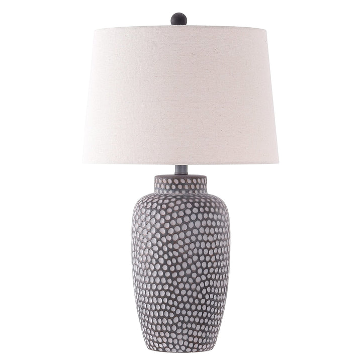 Lighting 26" Table Lamp 15" W X D H Brown White Bohemian Eclectic Bulbs Included - Diamond Home USA