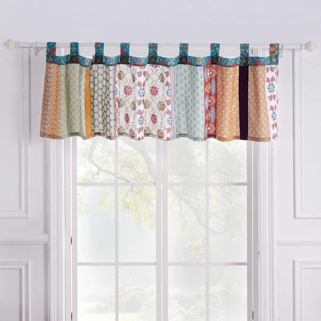 Barefoot Bungalow Thalia Window Valance Multi Color