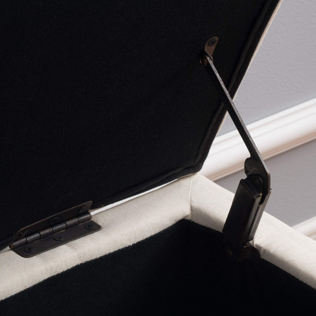 Christopher Knight Home Juliana Fabric Storage Ottoman