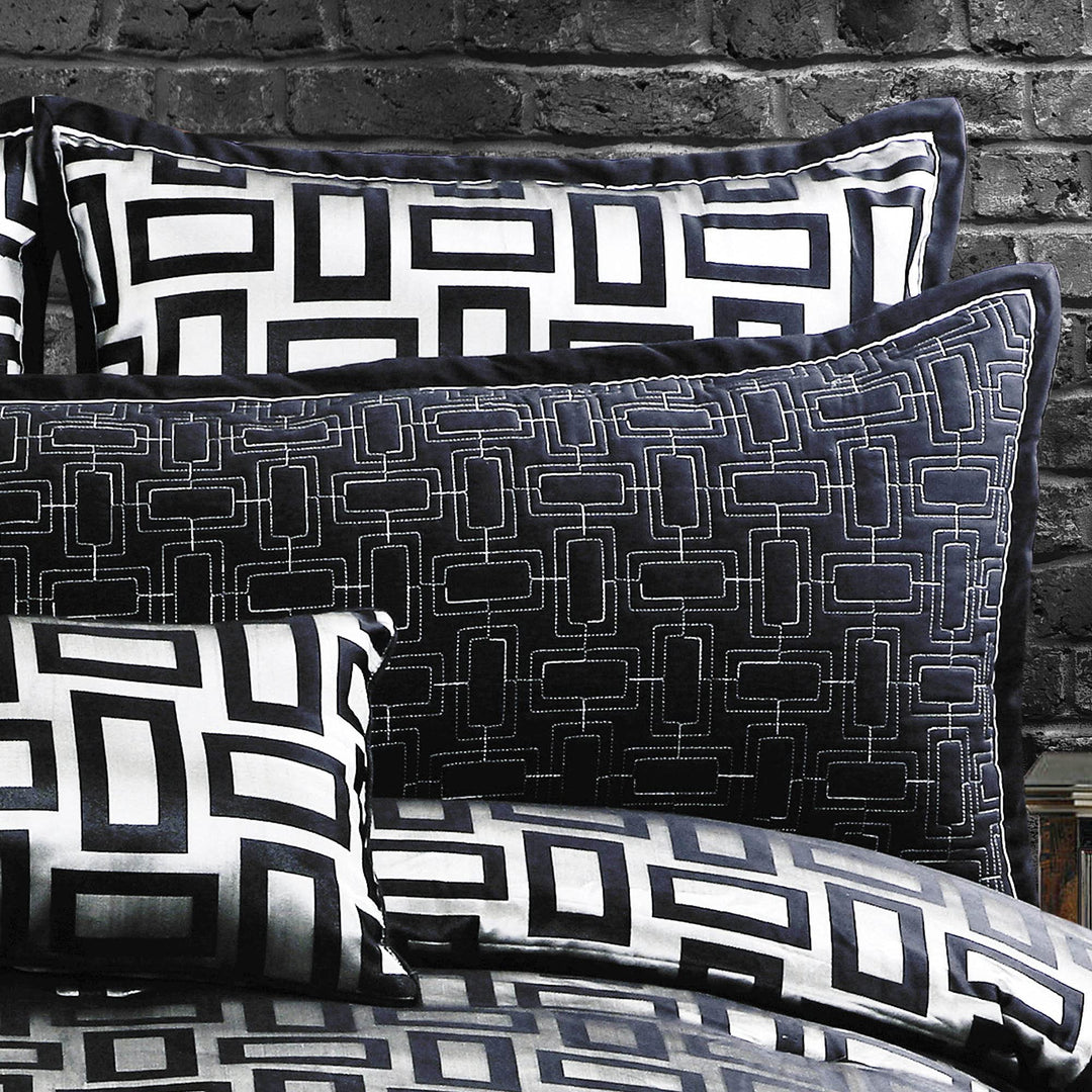 Riverbrook Home Elegant Collection Comforter Set Kacy - Graphite/Black