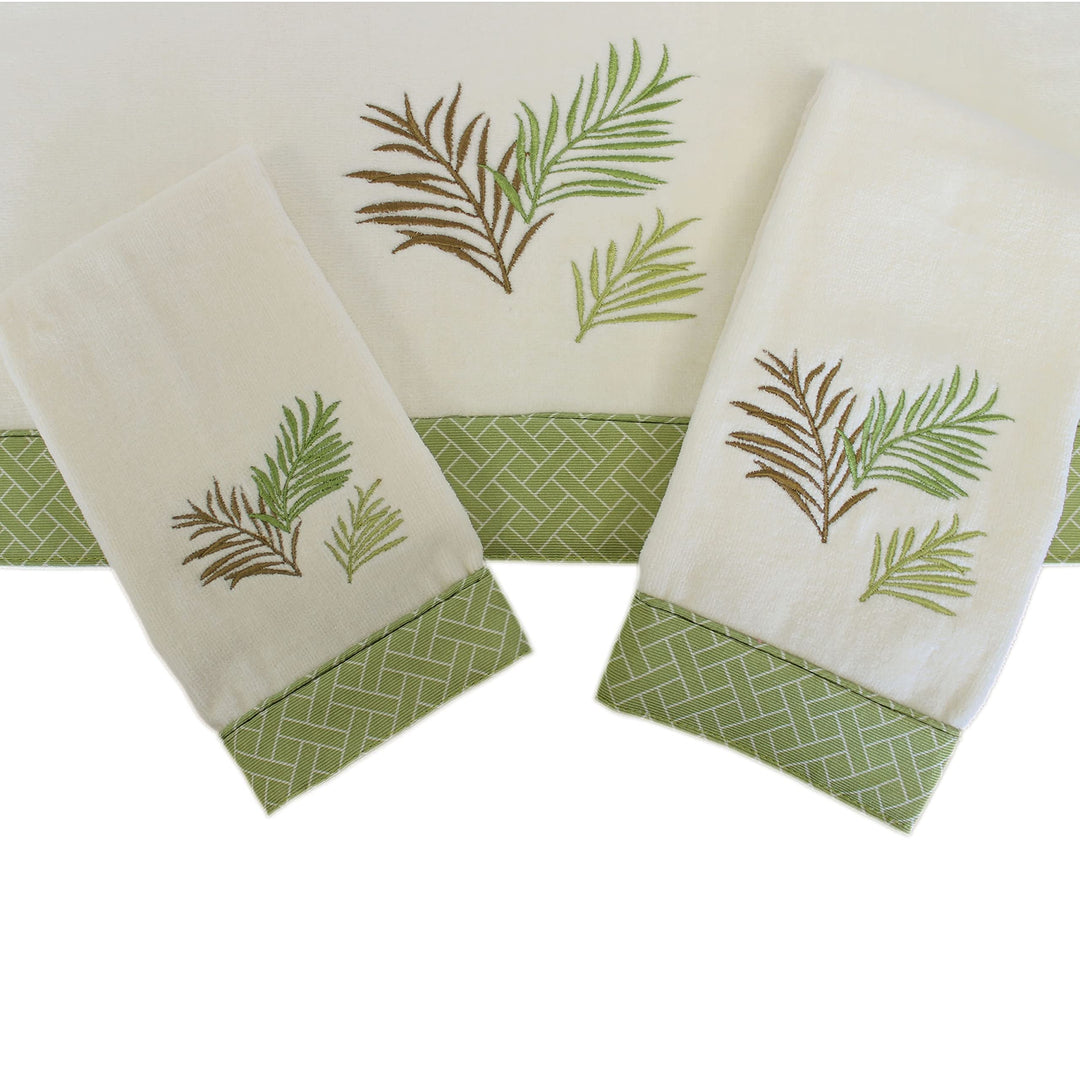 Sherry Kline Sago Palm Decorative 3-Piece Towel Set