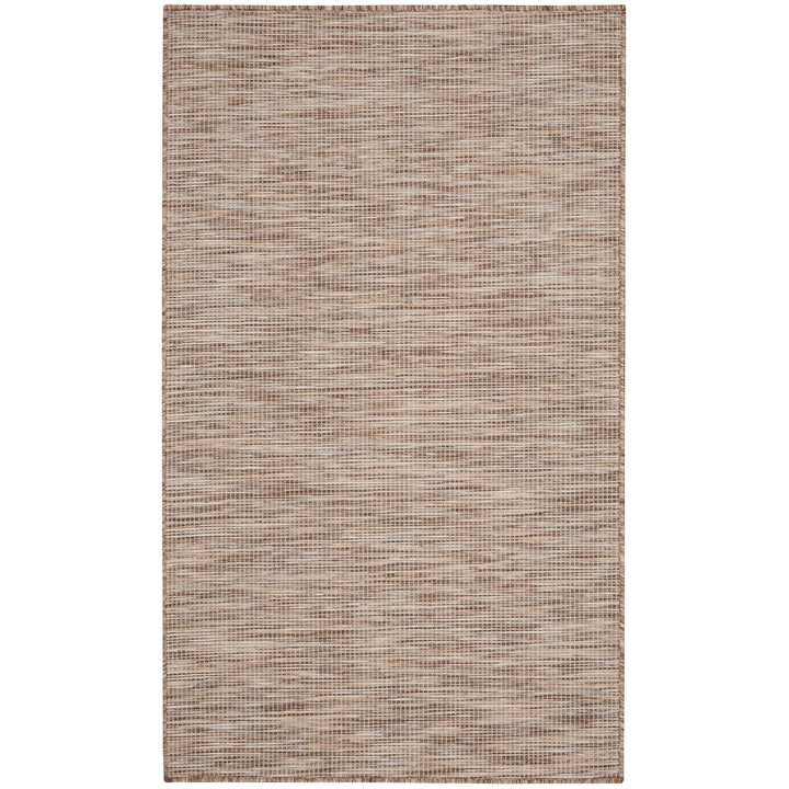 Nourison Positano Indoor/Outdoor Beige 3' x 5' Area Rug Easy Cleaning Non 3' x 5' - Beige
