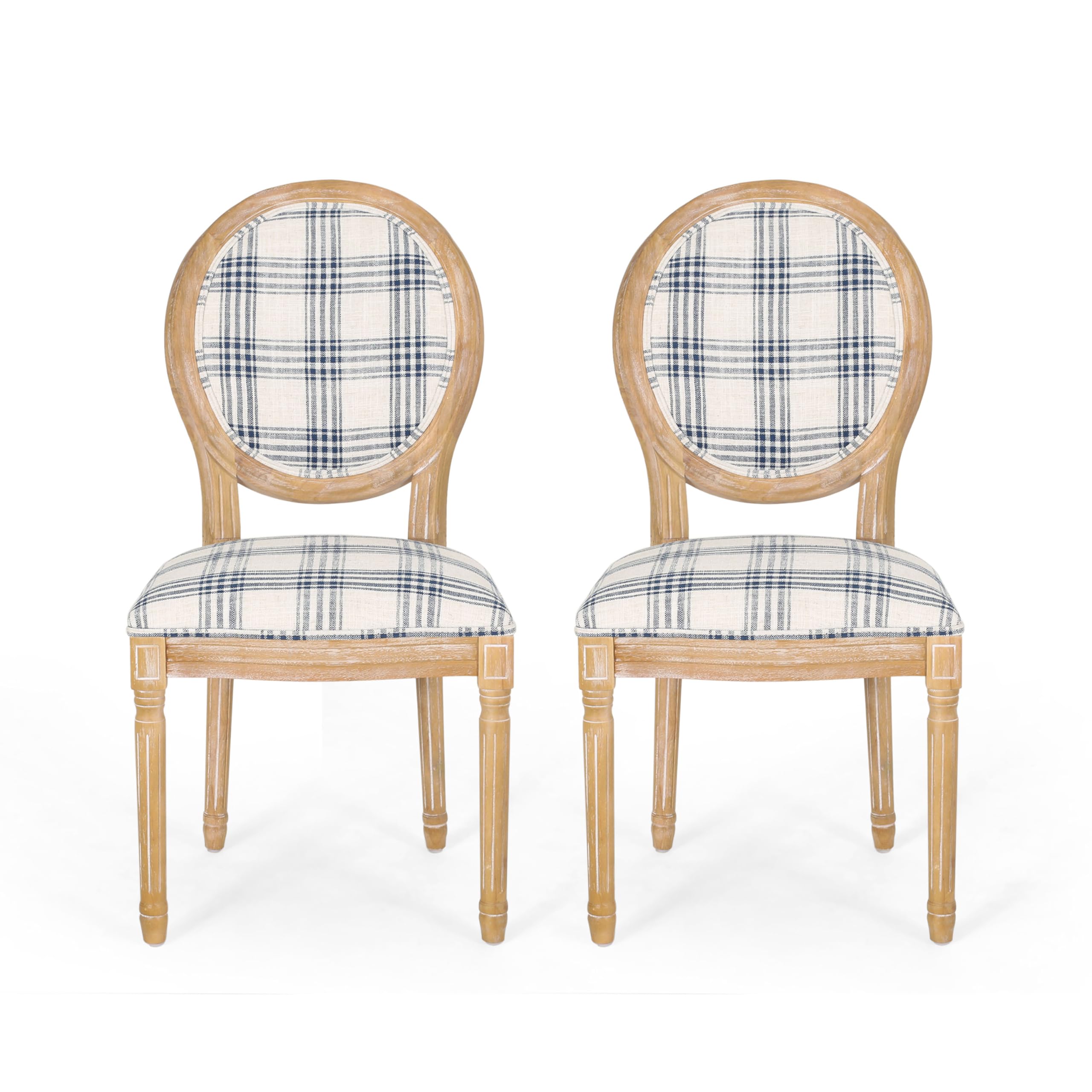 Christopher Knight Home Phinnaeus Dining Chair Set Set of Fabric