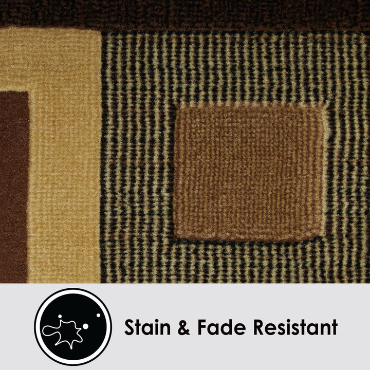 Home Dynamix Catalina Virginia Abstract Runner Rug Geometric Black/Brown - Diamond Home USA