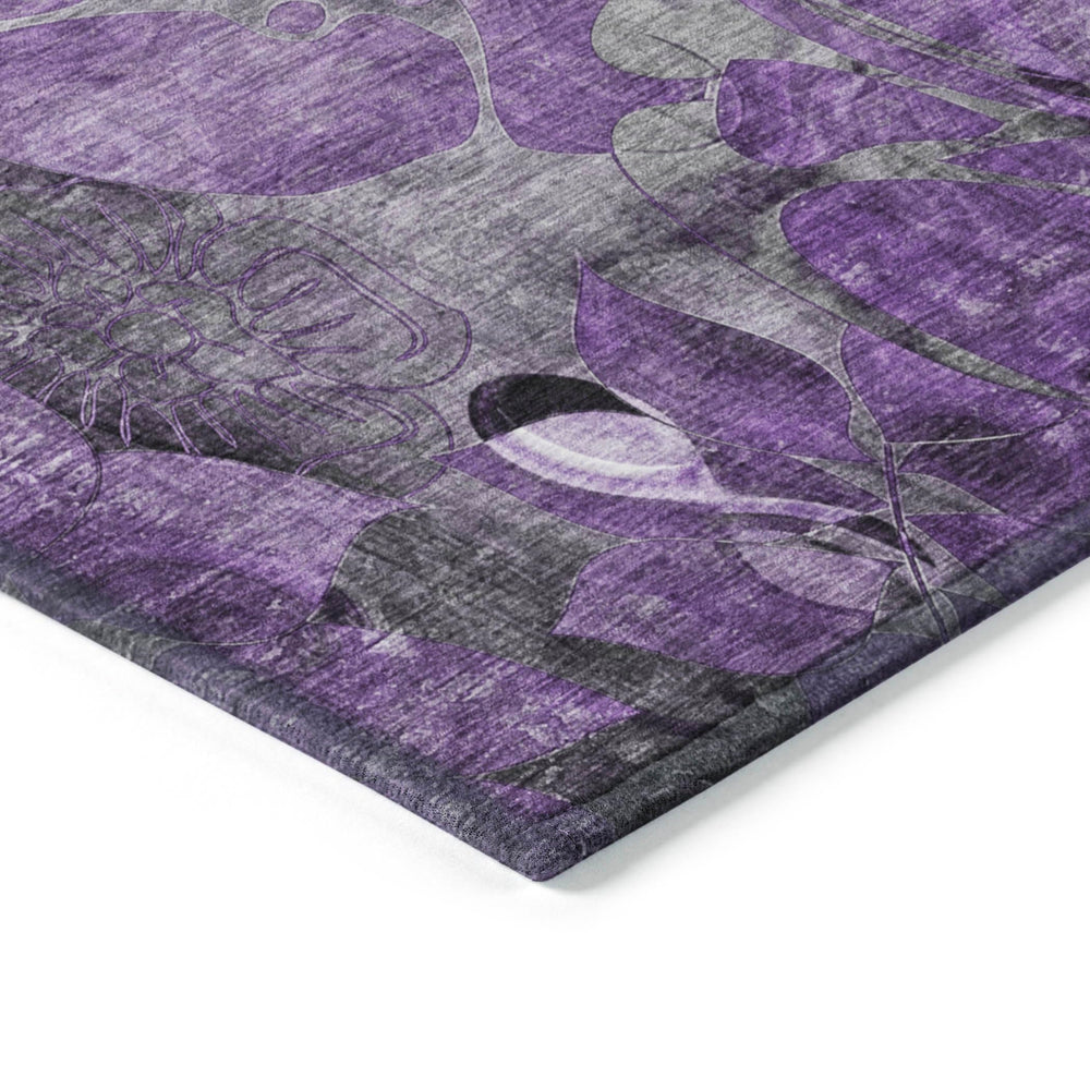 Addison Rugs Chantille ACN558 Purple 8' x 10 Indoor Outdoor Area Rug Stain - Diamond Home USA
