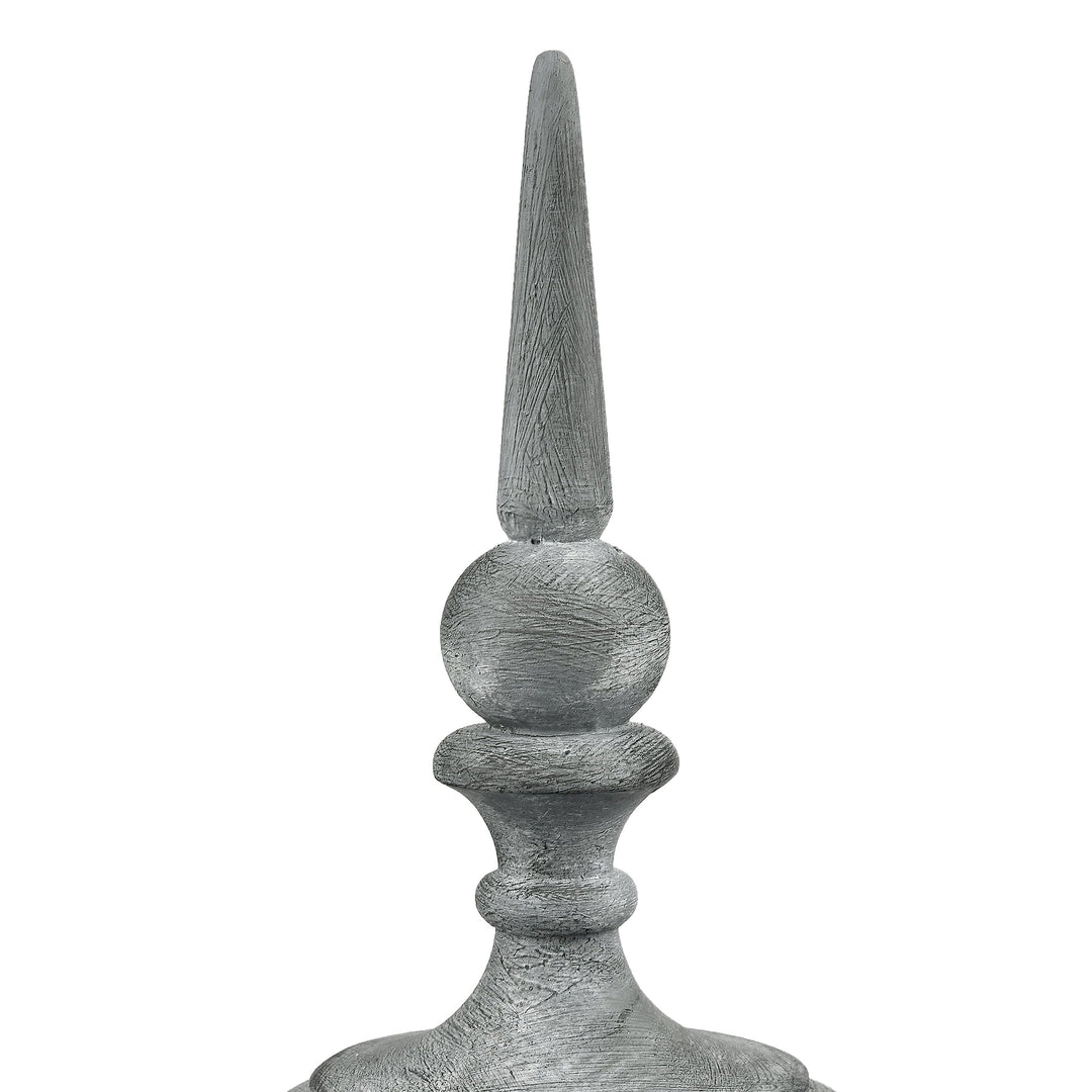 Decorative Object Small Grey Resin - Diamond Home USA