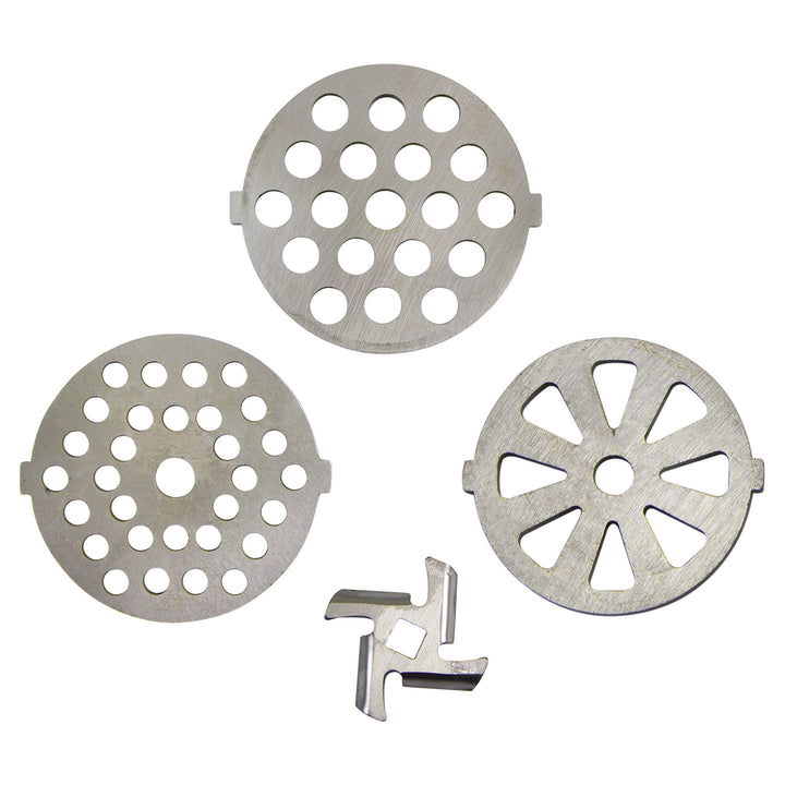 Nesco Food Grinder Stainless Steel/Black 500 watts Gray - Diamond Home USA