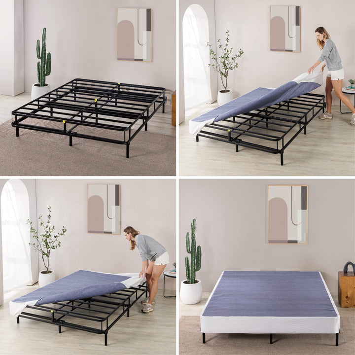 ZINUS 7 Inch Metal Smart Box Spring Mattress Foundation Strong Metal Frame