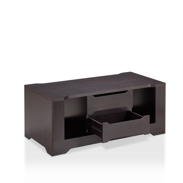 Furniture of America Schuber Contemporary Wood Coffee Table with 2-Drawer - Diamond Home USA