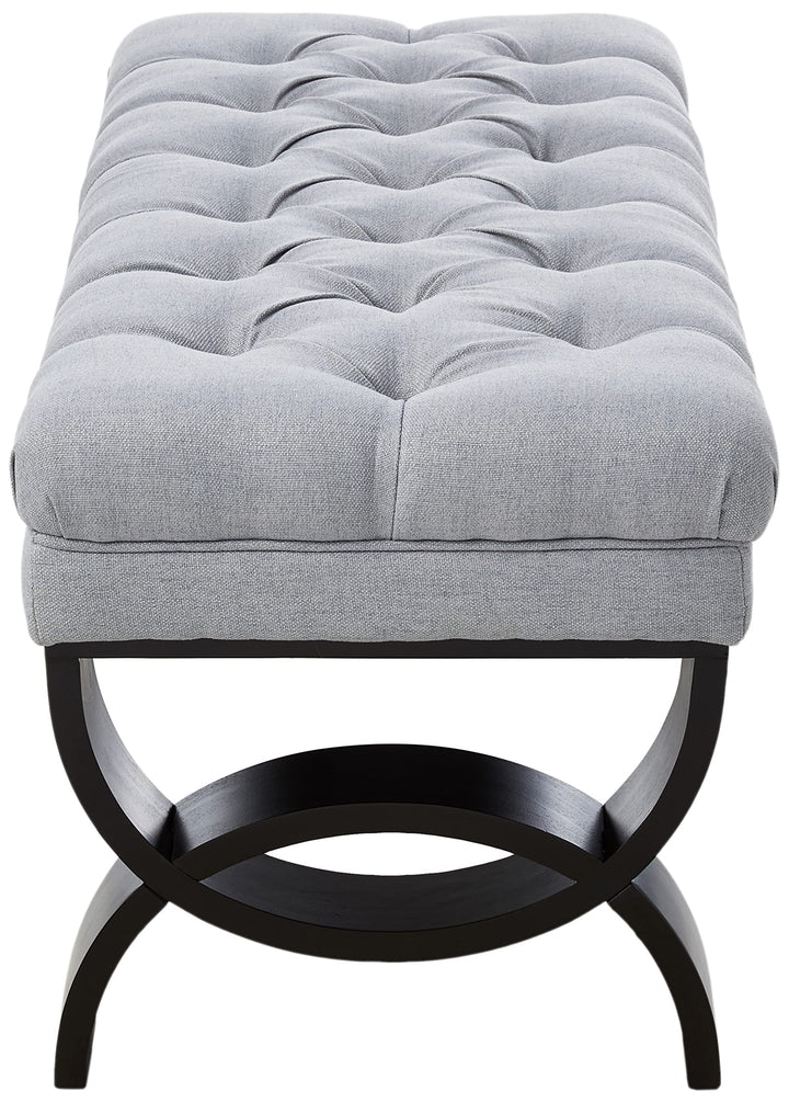 Christopher Knight Home Scarlett Fabric Ottoman Bench Dark