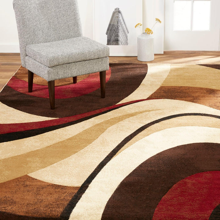 Home Dynamix Tribeca Slade Modern Area Rug Abstract Brown/Gray