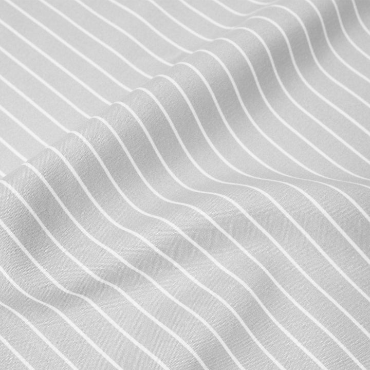 bed bath n more 6 Piece Loft Collection Modern Classic Pinstripe Sheet Sets Grey - Diamond Home USA