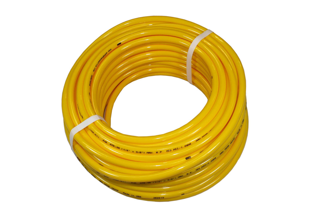 ATP Surethane Polyurethane Plastic Tubing Yellow 21/64" ID x 1/2" OD 100 feet