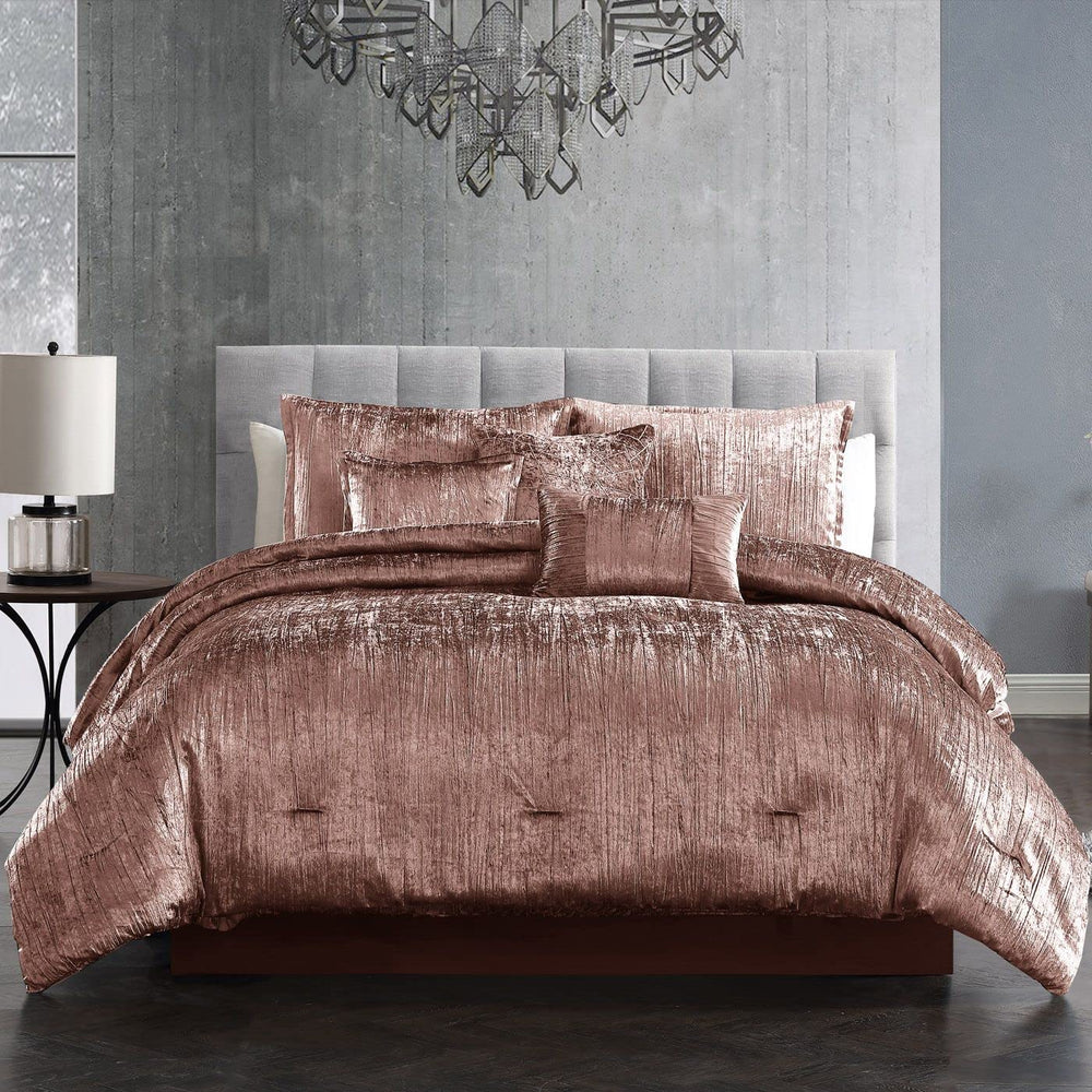 Riverbrook Home Turin Comforter Set King Blush 7 Piece Set Blush - King - 7 Piece