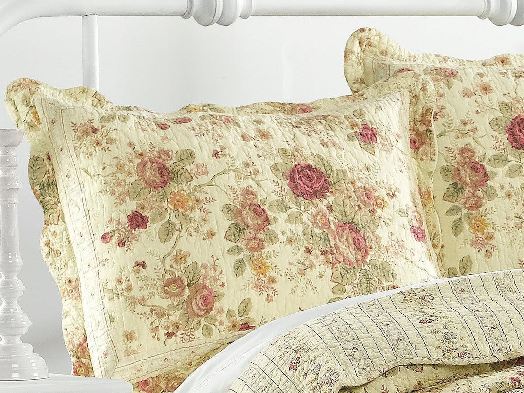 Chic Shabby Romantic Bedding Quilt Set