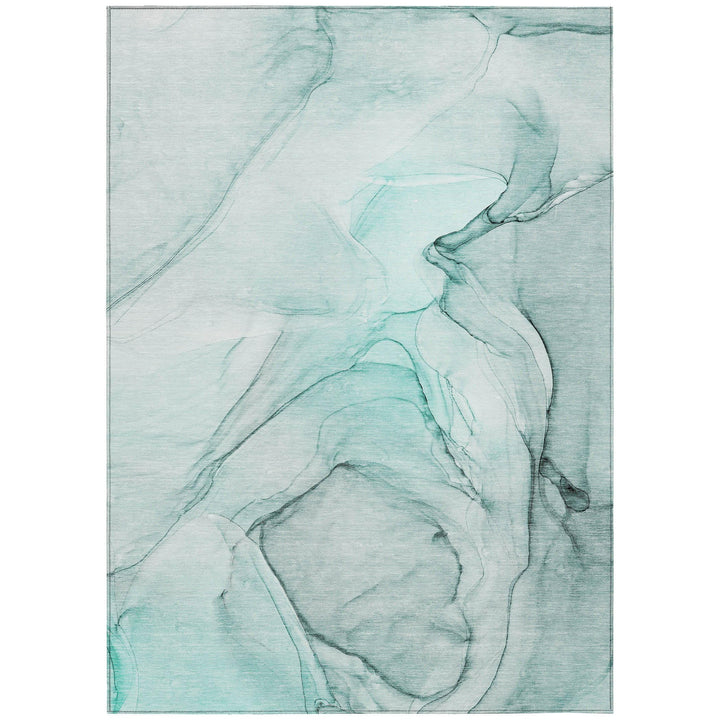 Addison Rugs Chantille ACN502 Teal 9' x 12 Indoor Outdoor Area Rug Easy Clean Teal - 9' x 12'