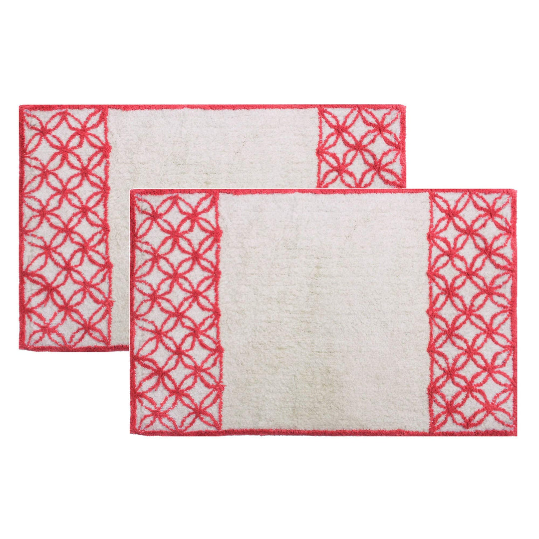 Sherry Kline Romance Cotton 21 x 34 Bath Rug (Set of 2) - Diamond Home USA