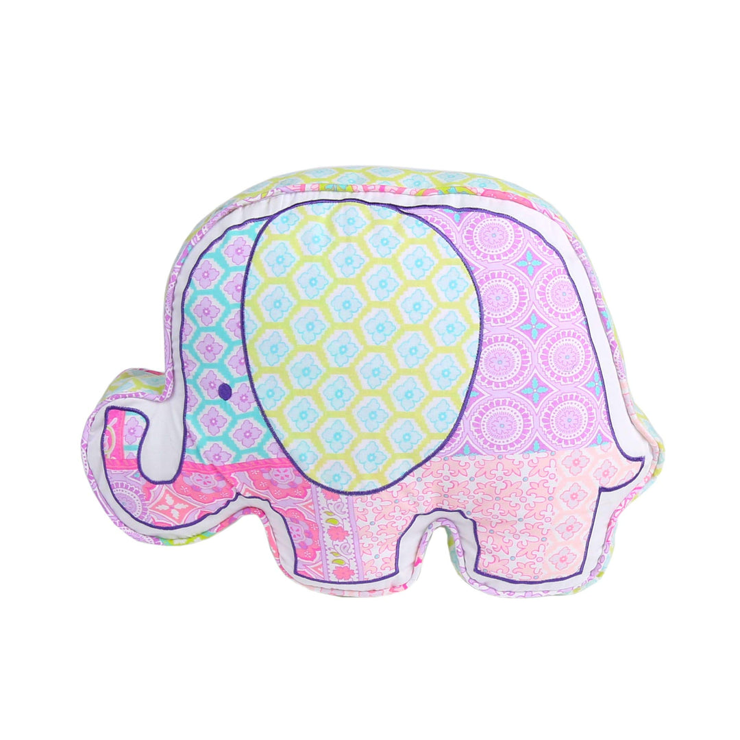 18 X 13 Inch Kids Pink Elephant Throw Pillow Animal Shaped Sofa Cushion