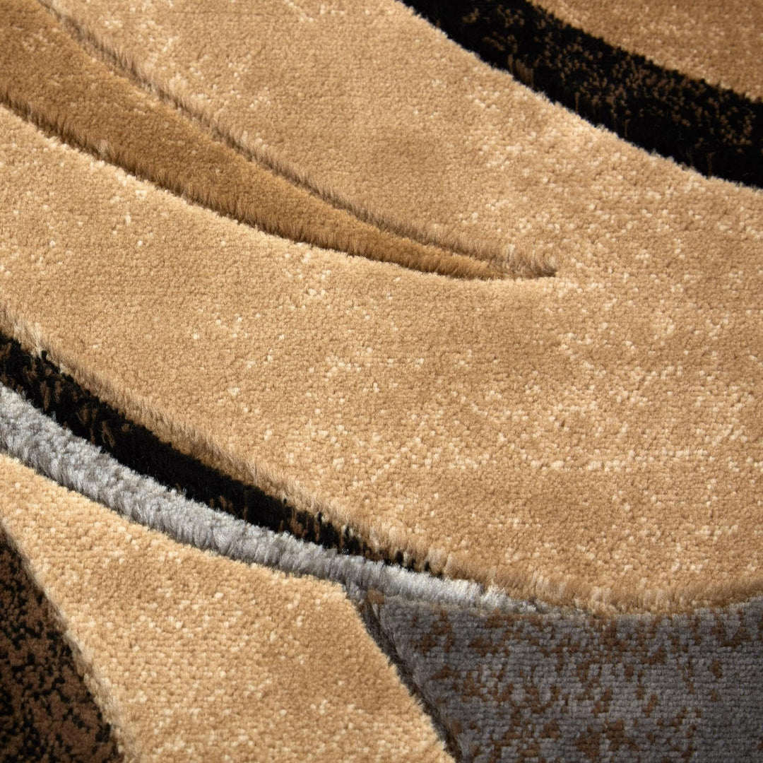 Home Dynamix Tribeca Slade Modern Area Rug Abstract Brown/Gray