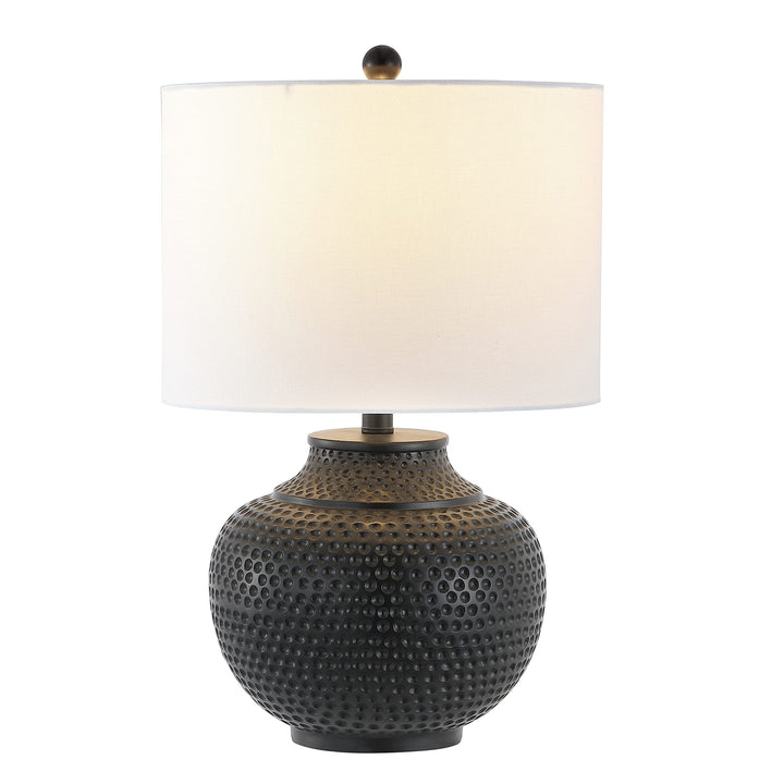 Lighting 21.5" Table Lamp 13" W X D 22" H Black Modern Contemporary Bulbs - Diamond Home USA