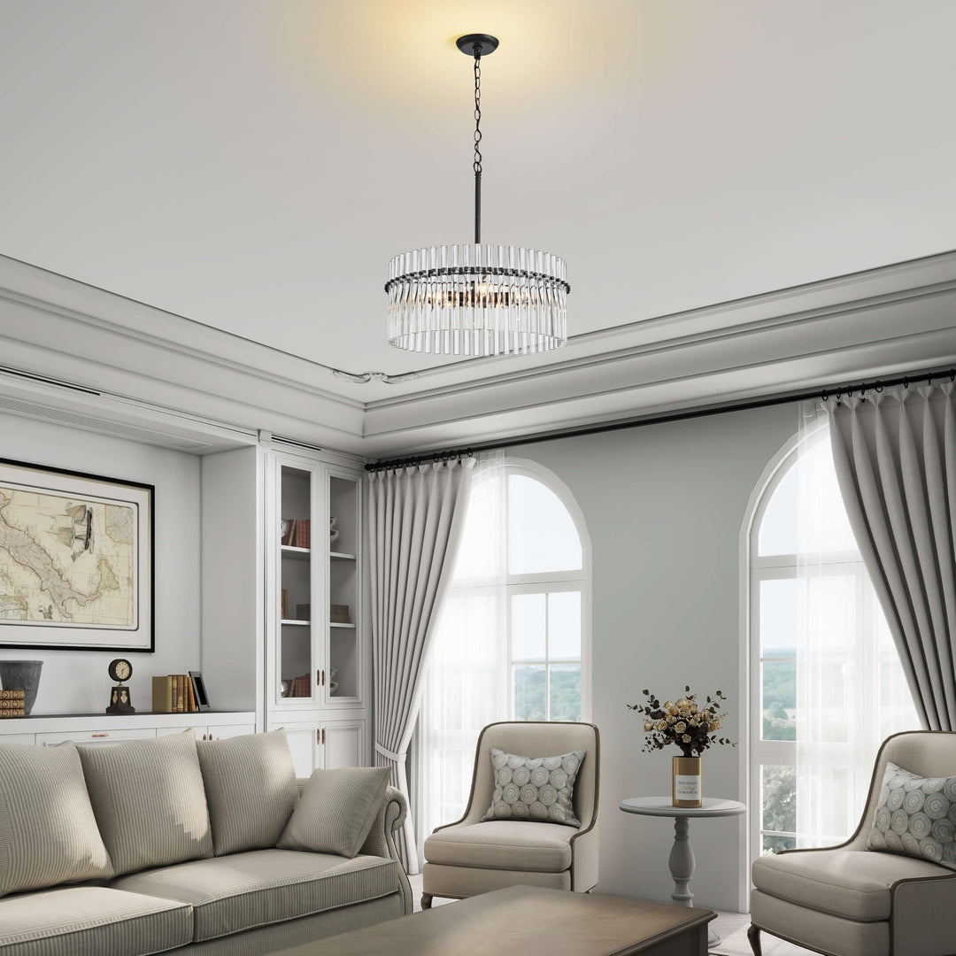 The Lighting Store Casandra 4-Light Crystal Chandelier