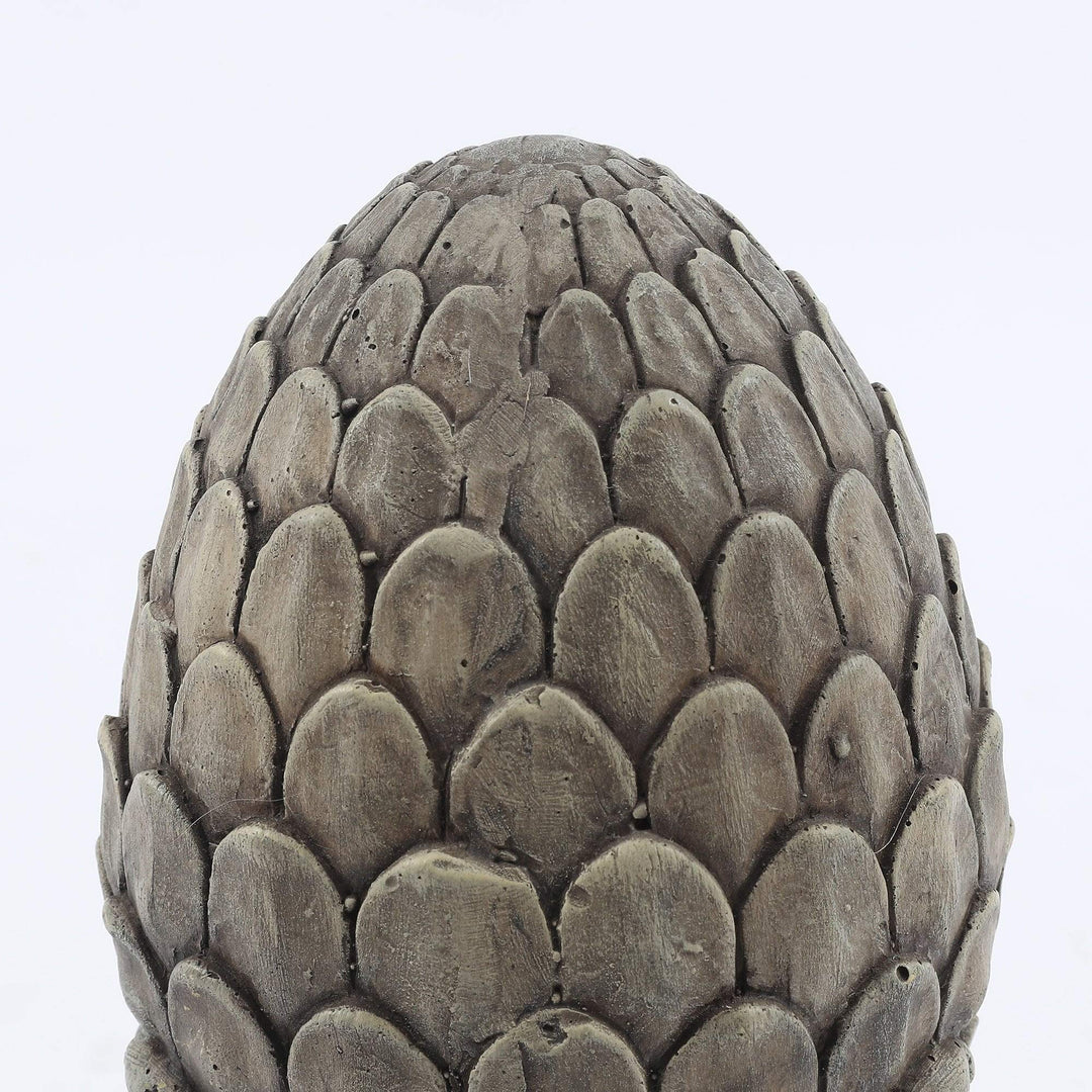 14.2in. Copper Bronze Artichoke Finial Brown Mediterranean Traditional Magnesium - Diamond Home USA