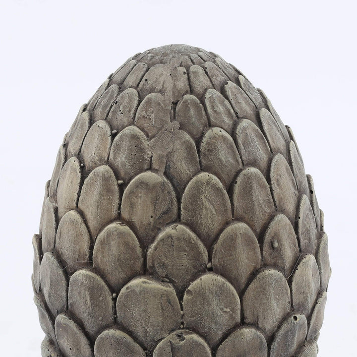 14.2in. Copper Bronze Artichoke Finial Brown Mediterranean Traditional Magnesium - Diamond Home USA