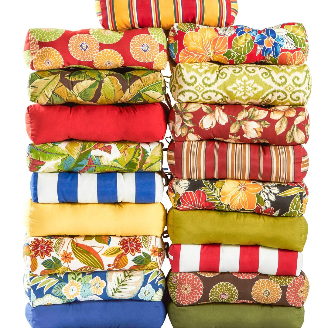 Driftwood Outdoor Marine Blue Seat/Back Chair Cushion Solid Modern - Diamond Home USA