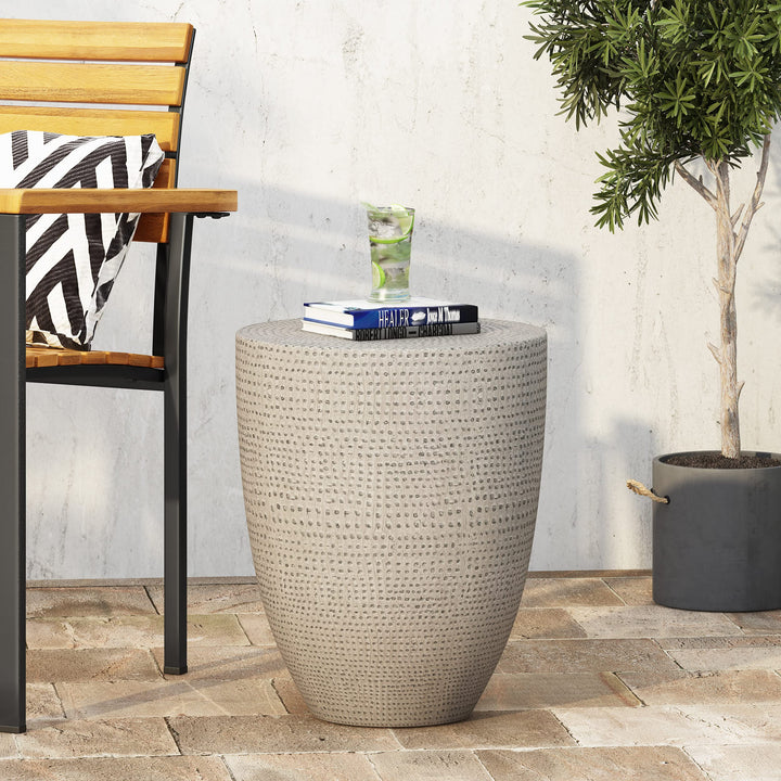 Christopher Knight Home Inkwood End Table Concrete - Diamond Home USA
