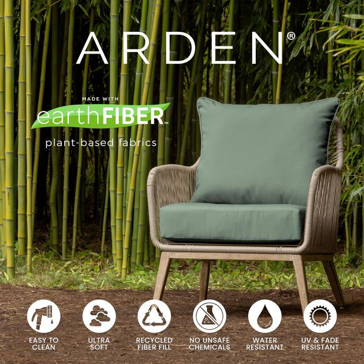 Arden Selections earthFIBER Outdoor Deep Seat Set 24 x 24